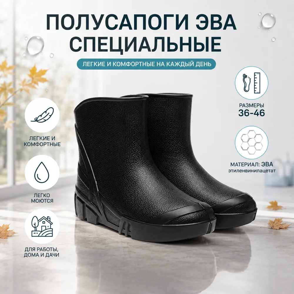 Полусапоги ЭВА специальные демисезонные